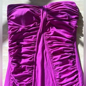 Melissa Odabash Purple Strapless Swimsuit Size 2